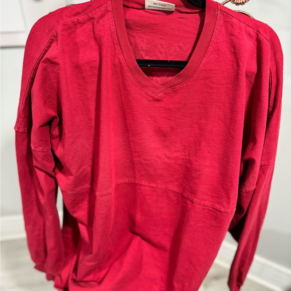 Red Long-Sleeved Alpha Chi Omega T-Shirt